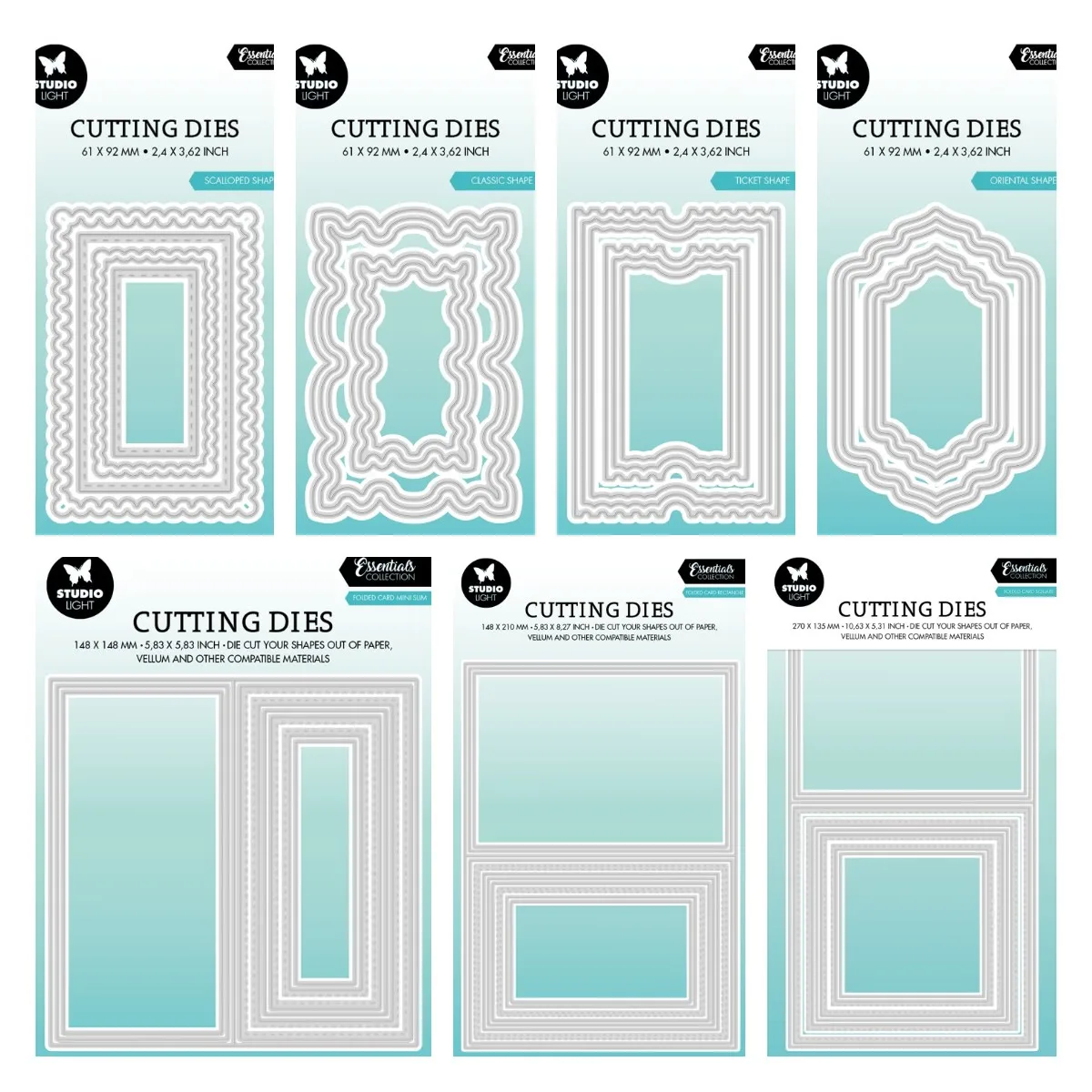 Scalloped Square Metal Cutting Dies Scrapbook Diary Decoration Stencil Embossing Template Diy Greeting Card Handmade
Scalloped Square Metal Cutting Dies Scrapbook Diary Decoration Stencil Embossing Template Diy Greeting Card Handmade