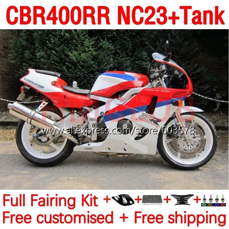 Корпус + бак для HONDA CBR400RR NC23 CBR 400RR 88-89 красный глянцевый корпус CBR400 400 RR CC 88 89 1988 1989 комплект обтекателей 196No.37
Корпус + бак для HONDA CBR400RR NC23 CBR 400RR 88-89 красный глянцевый корпус CBR400 400 RR CC 88 89 1988 1989 комплект обтекателей 196No.37