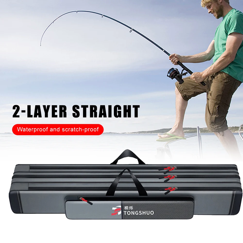 Portable Fishing Rod Carrier Bag 70/80/90cm 2-Layer Fishing Rod Case Oxford Fishing Pole Storage Bag Fishing Tackle Accessories
Portable Fishing Rod Carrier Bag 70/80/90cm 2-Layer Fishing Rod Case Oxford Fishing Pole Storage Bag Fishing Tackle Accessories
