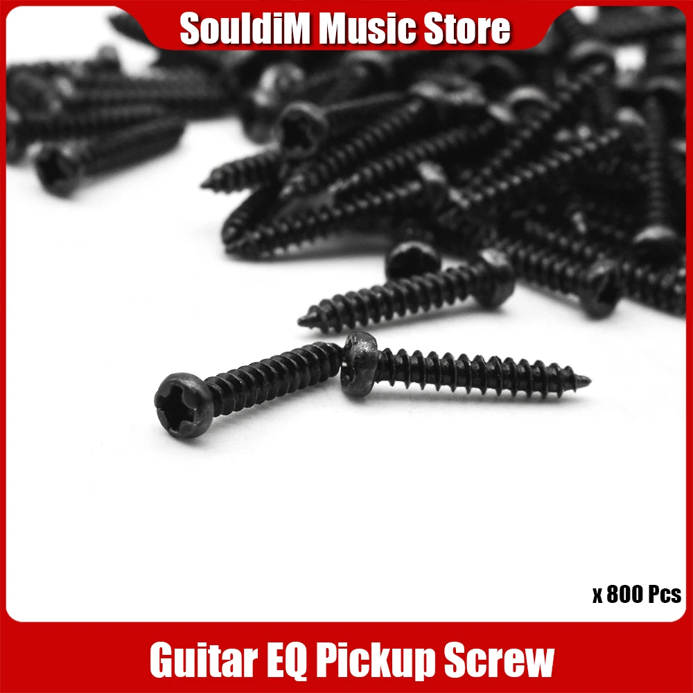 800Pcs Acoustic Classical Guitar EQ Pickup Screw Guitarra Piezo Pickup Mounting Screws 2*12mm Black
800Pcs Acoustic Classical Guitar EQ Pickup Screw Guitarra Piezo Pickup Mounting Screws 2*12mm Black