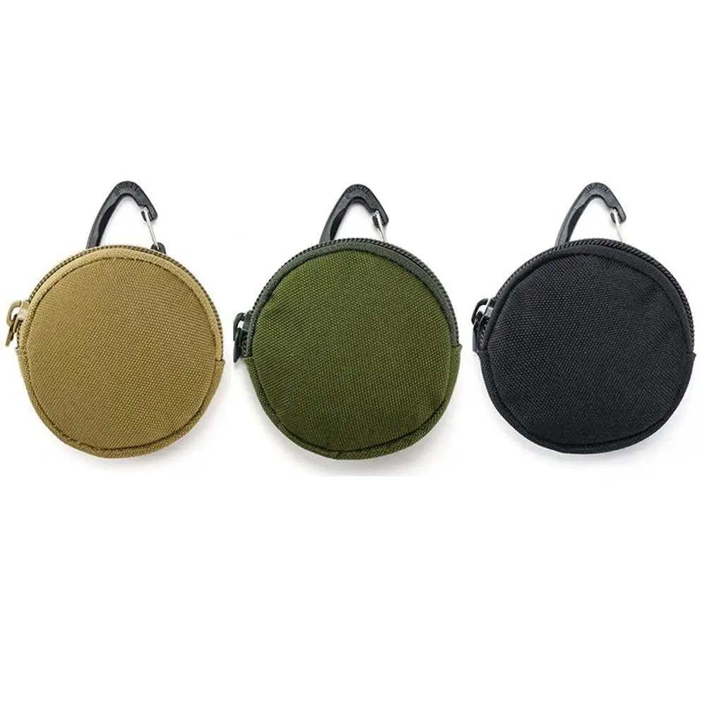 Round Mini Coin Purses Card Holder Oxford Cloth Outdoor Sports Zipper Coin Bag Keychain Pocket
Round Mini Coin Purses Card Holder Oxford Cloth Outdoor Sports Zipper Coin Bag Keychain Pocket