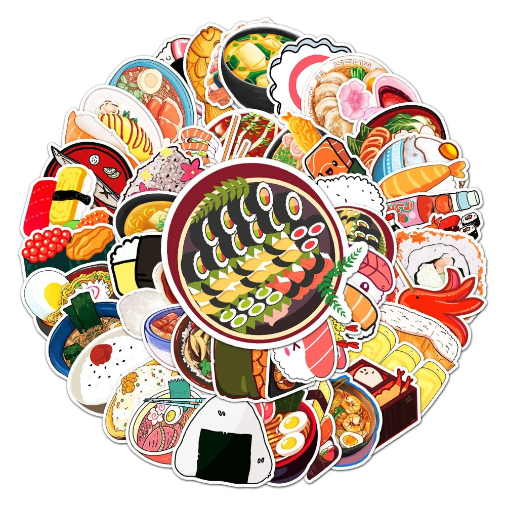 10/30/50PCS Japanese Food Sushi Kawaii Stickers Waterproof Phone Bike Wall Motorcycle Cool Car Sticker for Kids Toys Wholesale
10/30/50PCS Japanese Food Sushi Kawaii Stickers Waterproof Phone Bike Wall Motorcycle Cool Car Sticker for Kids Toys Wholesale