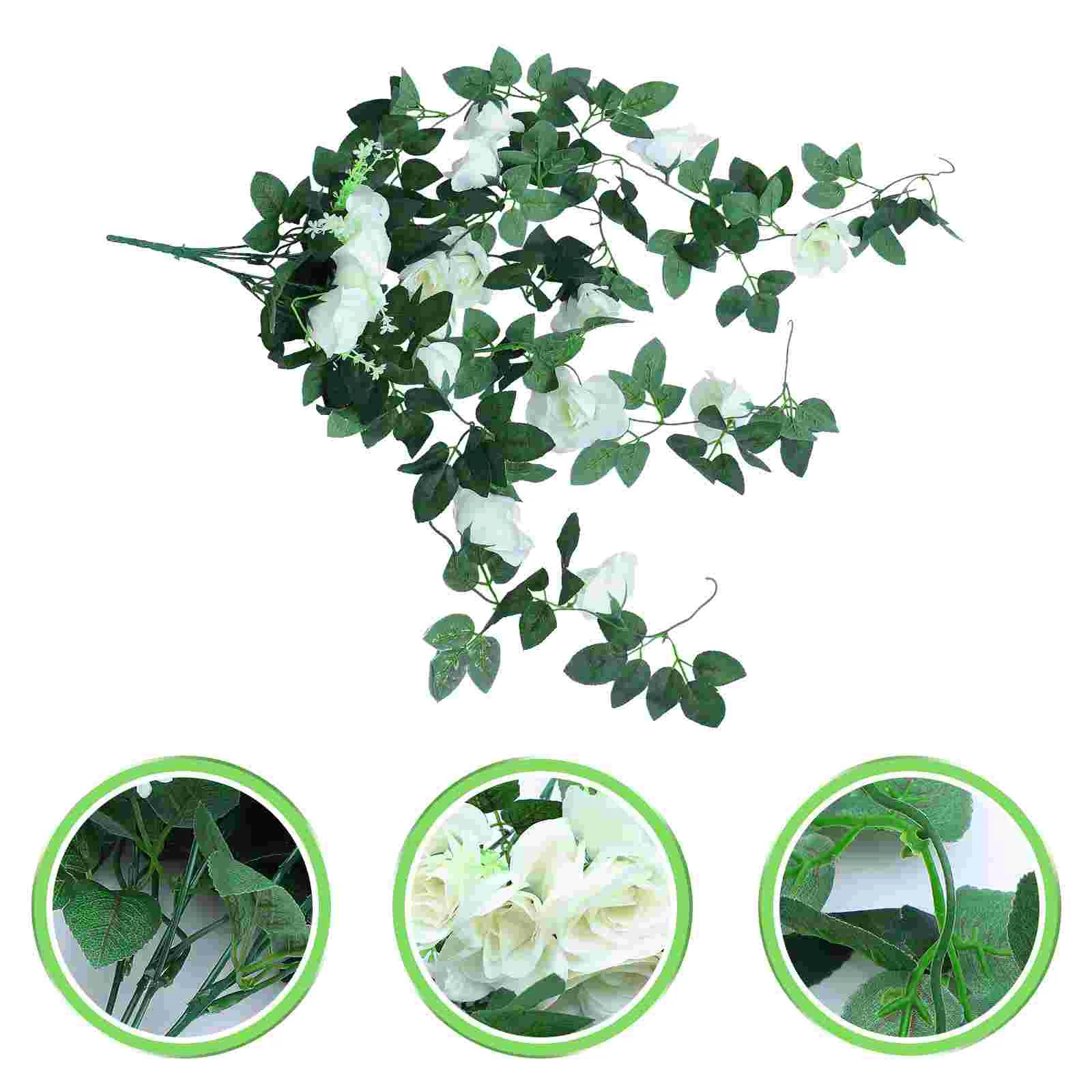 Rose Hanging Vine Decorative Pretty Hanging Rattan Rose Flower Garland Fake Rose Rattan for Wedding
Rose Hanging Vine Decorative Pretty Hanging Rattan Rose Flower Garland Fake Rose Rattan for Wedding