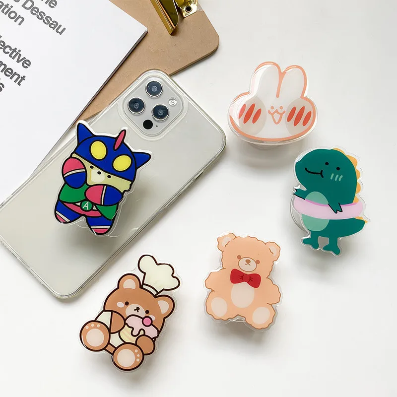 Cute Bear Griptok Phone Holder Cartoon Rabbit Epoxy Resin Phone Grip Foldable Socket Holder Phone Accessories for IPhone
Cute Bear Griptok Phone Holder Cartoon Rabbit Epoxy Resin Phone Grip Foldable Socket Holder Phone Accessories for IPhone