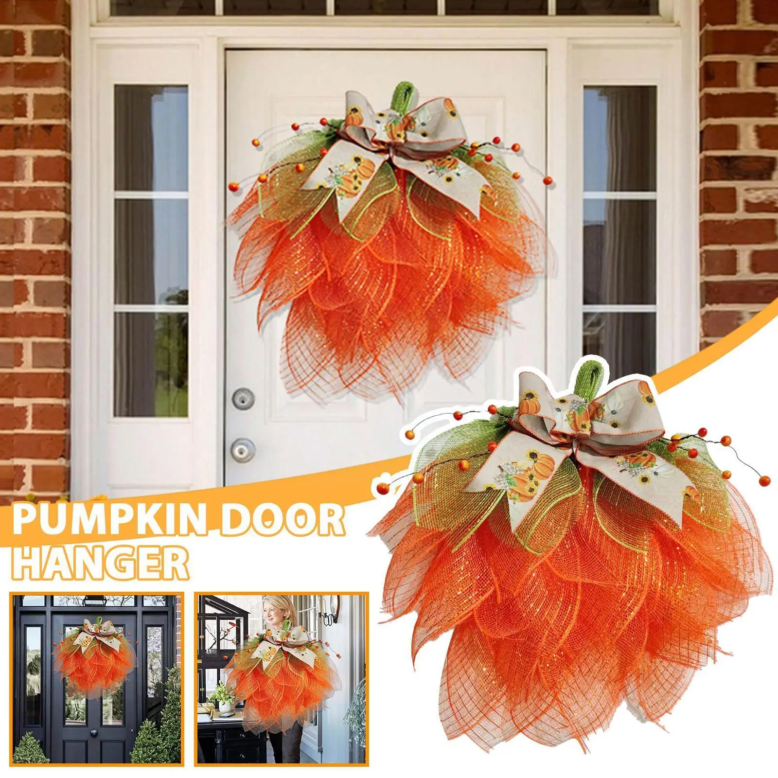 Artificial Autumn Wreath Decoration Pumpkin Door Wreath Thanksgiving Decoration Front Autumn Decoration Fall Decor Door Aut L4t6
Artificial Autumn Wreath Decoration Pumpkin Door Wreath Thanksgiving Decoration Front Autumn Decoration Fall Decor Door Aut L4t6