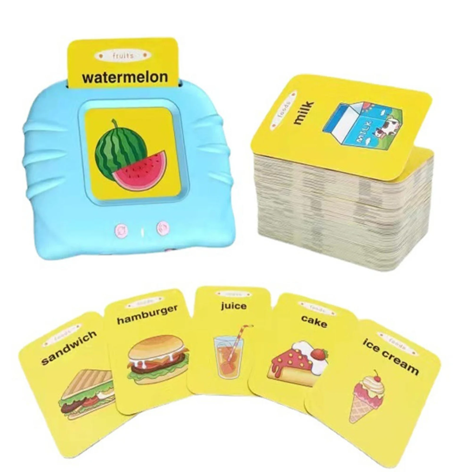 Kid Early Education Learning Reading Machine With Fresh Cards To Study English For 1-3year Children Gift Audible Flash Cards
Kid Early Education Learning Reading Machine With Fresh Cards To Study English For 1-3year Children Gift Audible Flash Cards