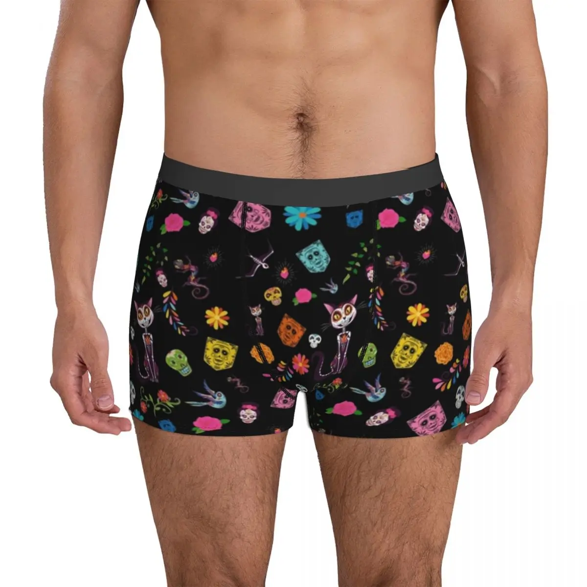 Sugar Skull Cat Underwear Day of the Dead Customs Boxershorts Hot Men Panties Funny Boxer Brief Birthday Gift
Sugar Skull Cat Underwear Day of the Dead Customs Boxershorts Hot Men Panties Funny Boxer Brief Birthday Gift