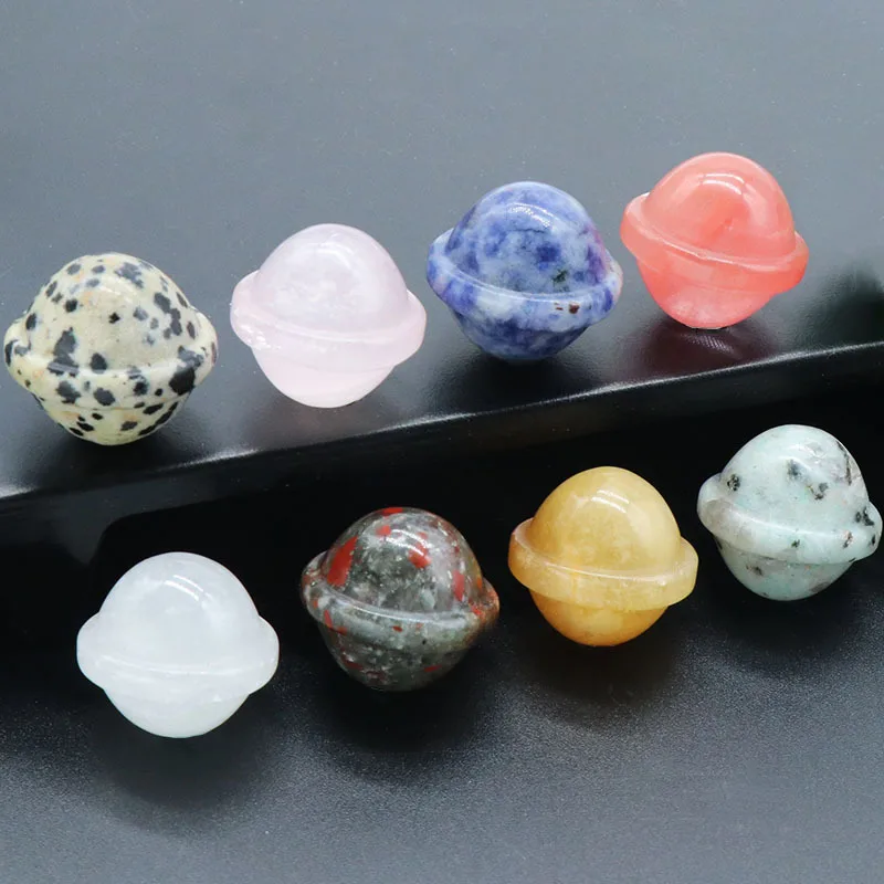 6PCS Natural Gemstone Planet Ornament Handmade Craved UFO Universe Shape Rock Stone Healing Crystals Home Decoration 
6PCS Natural Gemstone Planet Ornament Handmade Craved UFO Universe Shape Rock Stone Healing Crystals Home Decoration
