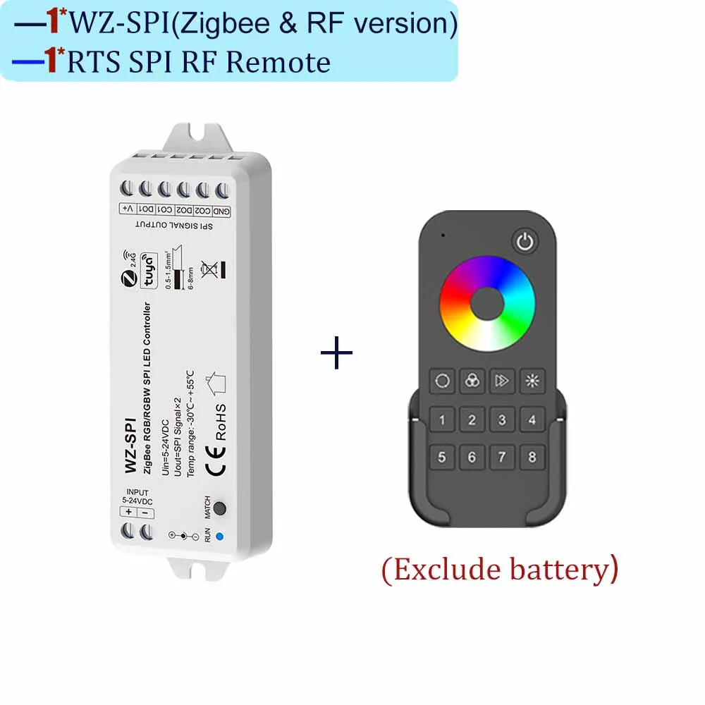 Контроллер LED-лент YSRSAI WZ-SPI RGB/RGBW Zigbee
Контроллер LED-лент YSRSAI WZ-SPI RGB/RGBW Zigbee