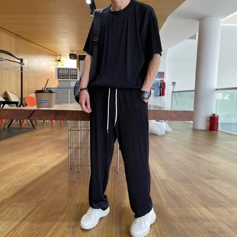 2023 Summer casual men's suit shirt long pants classic solid color suit comfortable loose men's suit large size5XL two-piece set
2023 Summer casual men's suit shirt long pants classic solid color suit comfortable loose men's suit large size5XL two-piece set