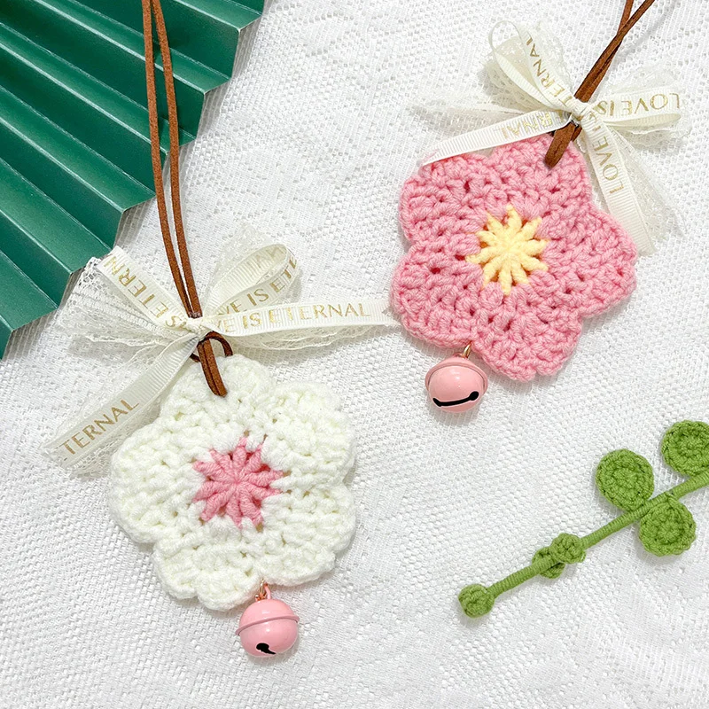 1PC Handmade Crochet Car Mirror Hanging Rear View Mirror Decoration Cute Gift Small Flower Interior Ornamentos Creative DIY
1PC Handmade Crochet Car Mirror Hanging Rear View Mirror Decoration Cute Gift Small Flower Interior Ornamentos Creative DIY