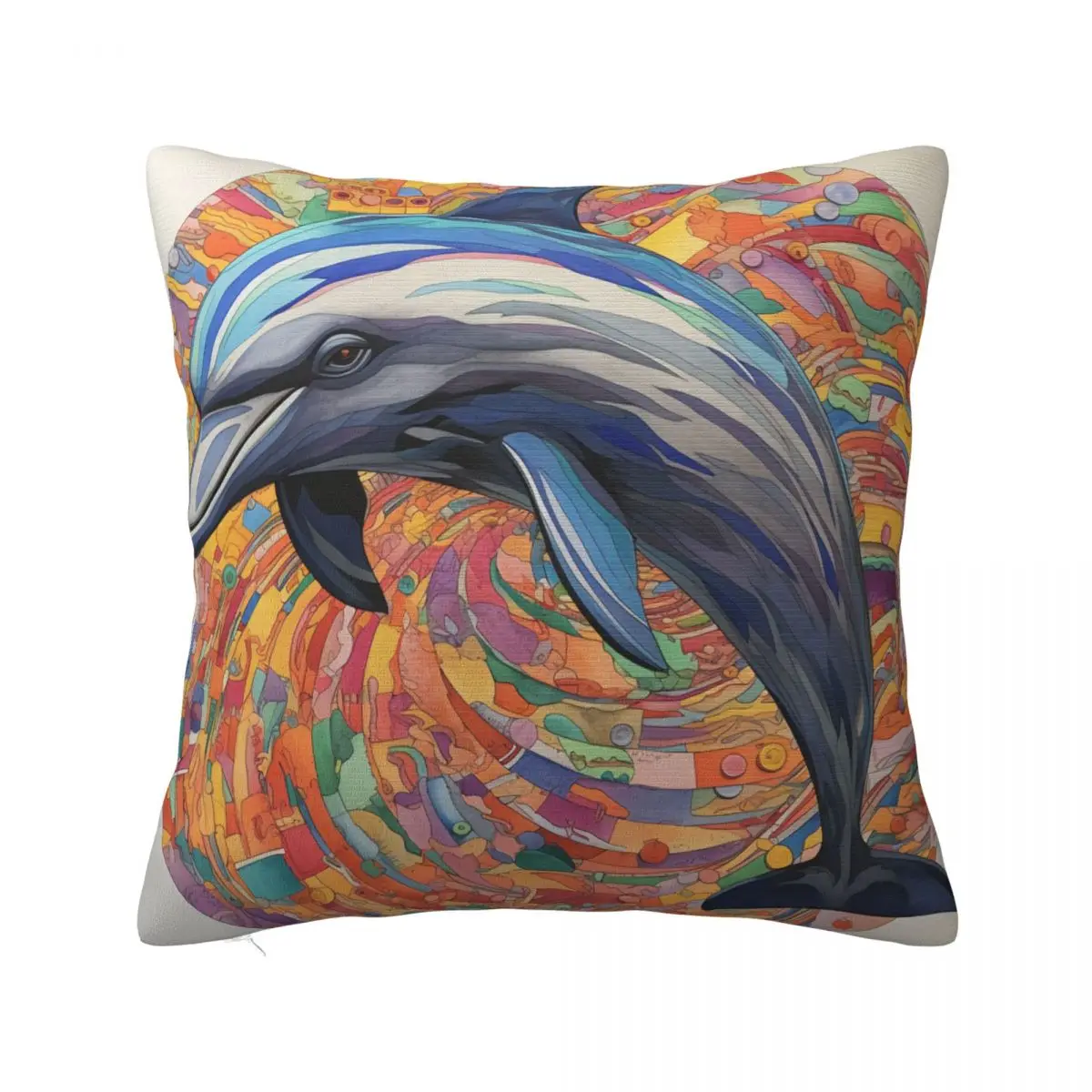 Dolphin Pillow Case Colored Cartoon Pencil Art Universal Polyester Pillowcase Travel Zipper Spring Cover
Dolphin Pillow Case Colored Cartoon Pencil Art Universal Polyester Pillowcase Travel Zipper Spring Cover