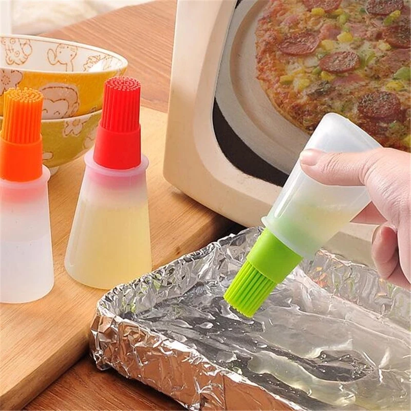 Silicone Rubber Oil Dispenser Bottle Brush Basting Flapjack BBQ Cooking Baking Pancake Bar Grill Brush Outdoors Kitchen Tools
Silicone Rubber Oil Dispenser Bottle Brush Basting Flapjack BBQ Cooking Baking Pancake Bar Grill Brush Outdoors Kitchen Tools