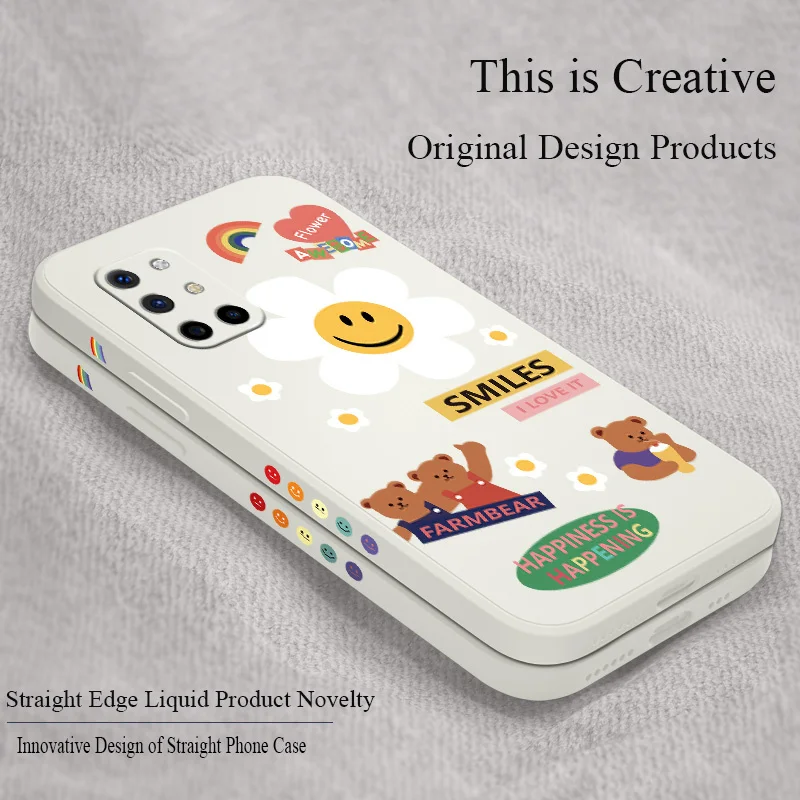 Colorful Smiley Liquid Silicone Case For Oneplus 8t 9 9pro pro Square Camera Lens Protection Shockproof Soft Phone Cover Case
Colorful Smiley Liquid Silicone Case For Oneplus 8t 9 9pro pro Square Camera Lens Protection Shockproof Soft Phone Cover Case