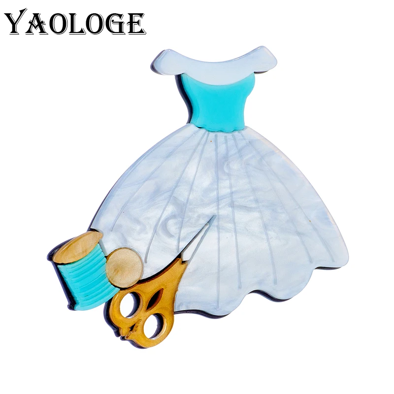 YAOLOGE Cartoon Making Cut Wedding Dress Acrylic Brooches For Women Creative Girl Pins Lapel Badges Handmade Jewelry Gifts
YAOLOGE Cartoon Making Cut Wedding Dress Acrylic Brooches For Women Creative Girl Pins Lapel Badges Handmade Jewelry Gifts