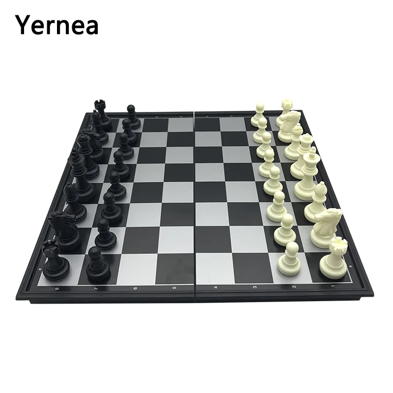 Chess Game and Checkers Backgammon Folding Magnetic Entertainment Strengthening Large Checkers Magnetic Chess Set
Chess Game and Checkers Backgammon Folding Magnetic Entertainment Strengthening Large Checkers Magnetic Chess Set