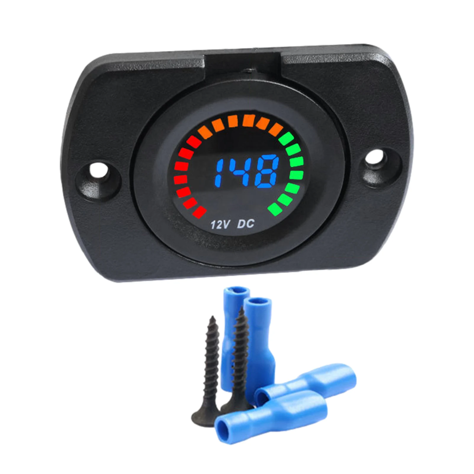 12V Digital Voltmeter Led Display Voltage Meter Tester Waterproof Car Digital Volt Meter Universal Car Battery Monitor For Suvs
12V Digital Voltmeter Led Display Voltage Meter Tester Waterproof Car Digital Volt Meter Universal Car Battery Monitor For Suvs