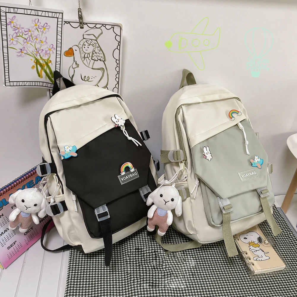 Women Backpack Fashion Hit Color Nylon Bagpack Female Anti Theft Rucksack Knapsack Casual Student School Bags Girls Book Packbag
Women Backpack Fashion Hit Color Nylon Bagpack Female Anti Theft Rucksack Knapsack Casual Student School Bags Girls Book Packbag