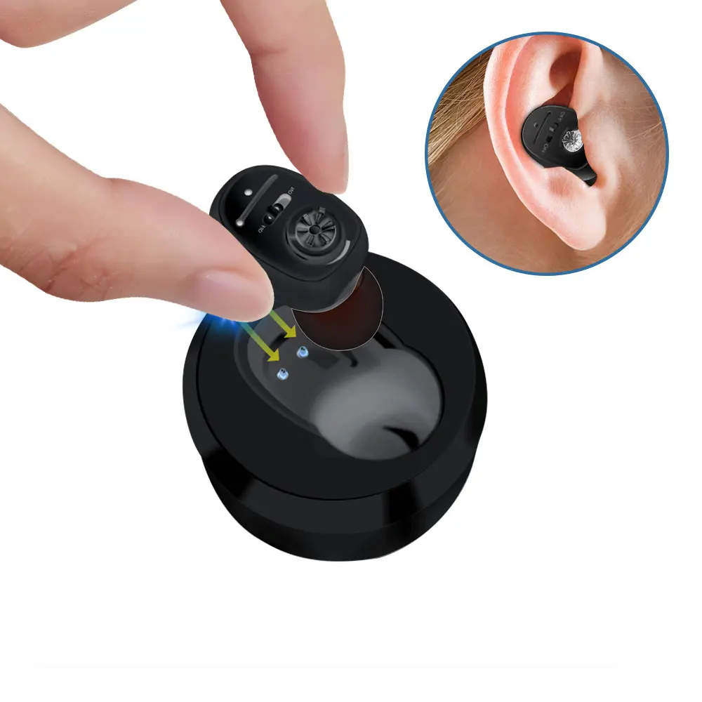 Hearing Aid Rechargeable Invisible Digital Sound Amplifier for Deafness Wireless Hearing Aids to Severe hear loss aids audifonos
Hearing Aid Rechargeable Invisible Digital Sound Amplifier for Deafness Wireless Hearing Aids to Severe hear loss aids audifonos