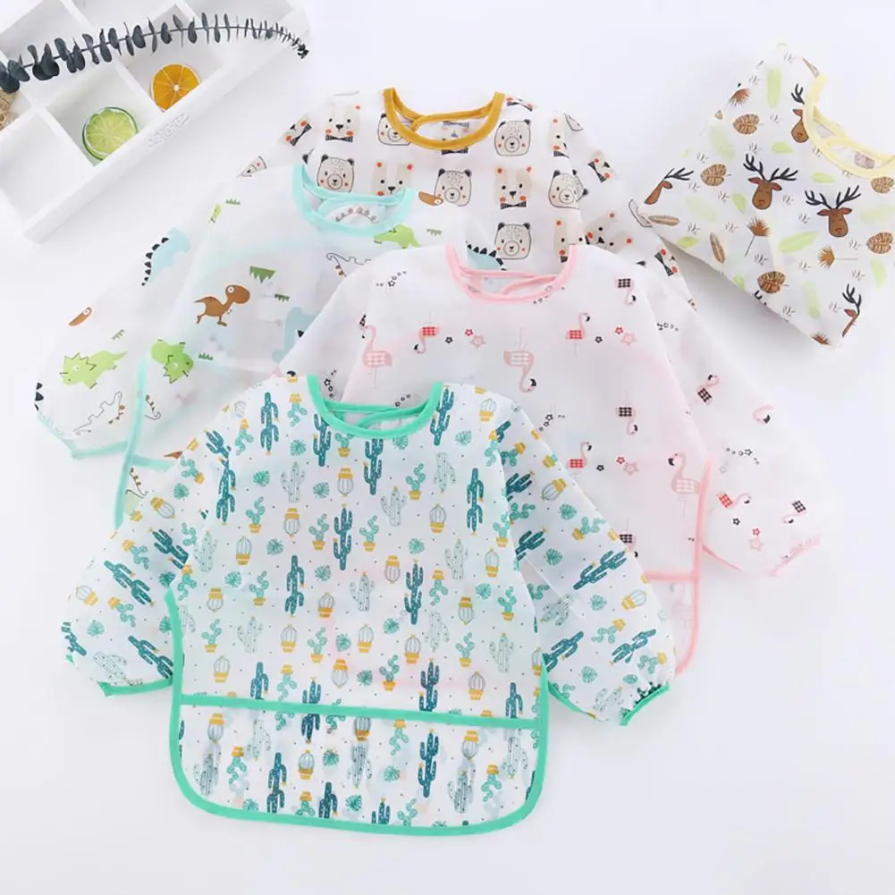 Yfashion Baby Bibs Waterproof Long Sleeve Apron Cartoon Printing Baby Smock Bib For Eating Painting
Yfashion Baby Bibs Waterproof Long Sleeve Apron Cartoon Printing Baby Smock Bib For Eating Painting
