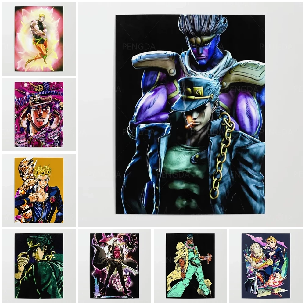 

Modular Hd Prints Pictures Paintings Home Decoration Canvas Poster Jojo Bizarre Adventure Wall Artwork For Living Room No Frame