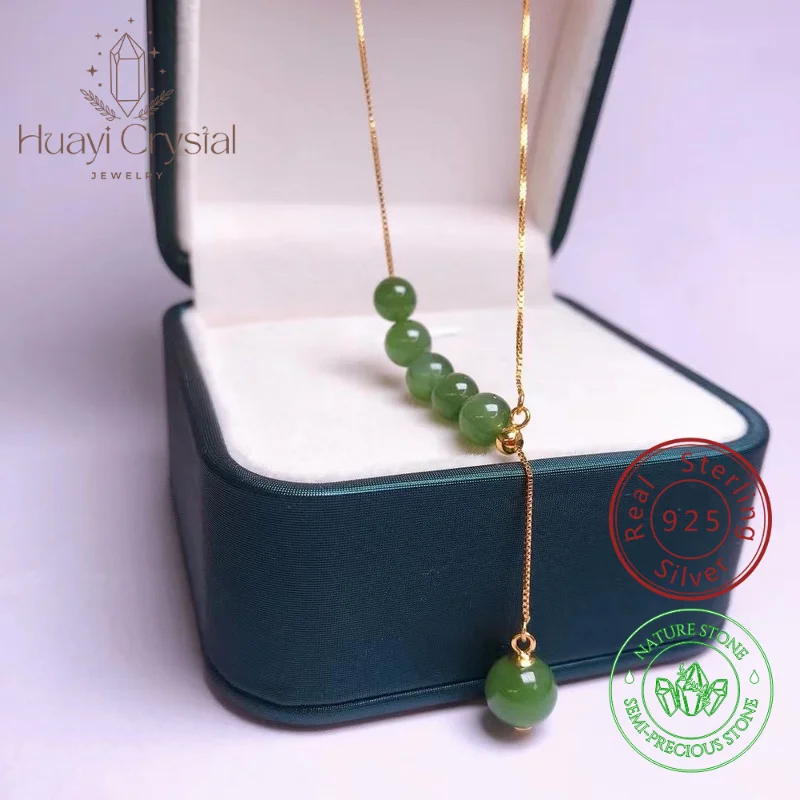 925 Silver Y-adjustable 14kt Gold Plated Russian Jasper Necklace With Transfer Beads and Elegant Collarbone Chain
925 Silver Y-adjustable 14kt Gold Plated Russian Jasper Necklace With Transfer Beads and Elegant Collarbone Chain