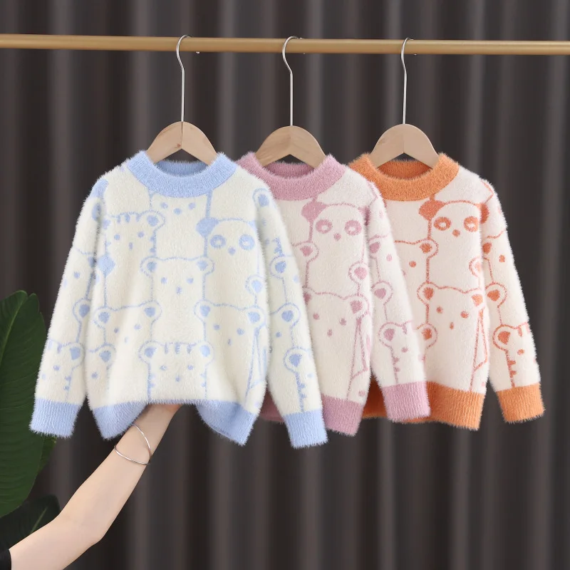 Autumn Winter Baby Girls Sweaters Cartoon Animals Pullovers Kids Girl Sweater Jumper 3 To 8 Years Children Clothes Thicken
Autumn Winter Baby Girls Sweaters Cartoon Animals Pullovers Kids Girl Sweater Jumper 3 To 8 Years Children Clothes Thicken