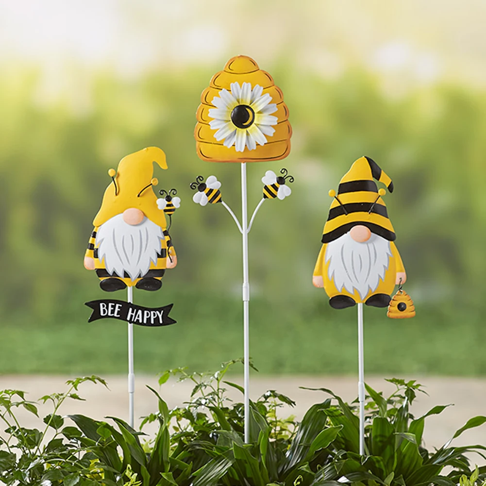 3pcs Metal Gnome Flower Statue Figurines Ornament Outdoor Home Decorative Craft Garden Yard Stakes Decorations
3pcs Metal Gnome Flower Statue Figurines Ornament Outdoor Home Decorative Craft Garden Yard Stakes Decorations
