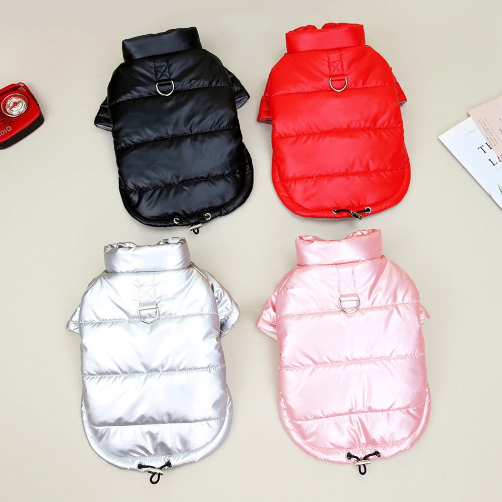 

Winter Dog Coat for Small Dogs Cozy Warm Waterproof Puppy Down Jacket Lightweight Cold Weather Outdoor Padded Pet Vest Snowsuit