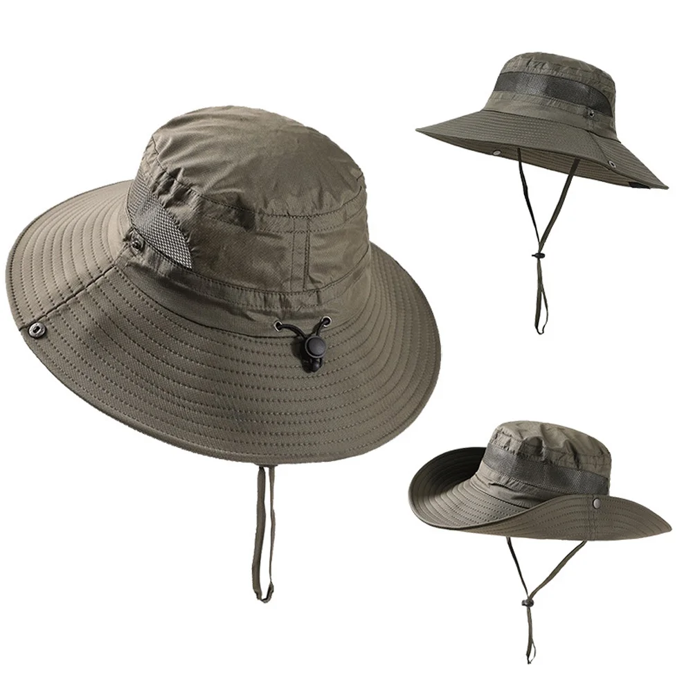Sun Protection Bucket Hat Cycling Jungle Sun Hat Nylon Ripstop Summer Women Wide Large Brim Beach Fisherman Cap UV Proof
Sun Protection Bucket Hat Cycling Jungle Sun Hat Nylon Ripstop Summer Women Wide Large Brim Beach Fisherman Cap UV Proof