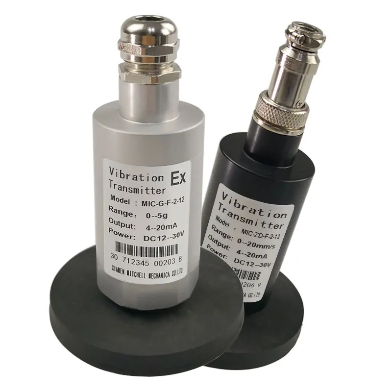 Integrated 3,2 Wire Mechanical Analog 4-20mA/RS485 Piezoelectric Vibration Sensor Acceleration
Integrated 3,2 Wire Mechanical Analog 4-20mA/RS485 Piezoelectric Vibration Sensor Acceleration
