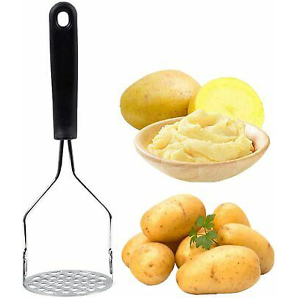 1PC Stainless Steel Potatoes Masher High Quality Potato Masher With Plastic Handle Fruit Vegetable Tools Kitchen Gadgets
1PC Stainless Steel Potatoes Masher High Quality Potato Masher With Plastic Handle Fruit Vegetable Tools Kitchen Gadgets