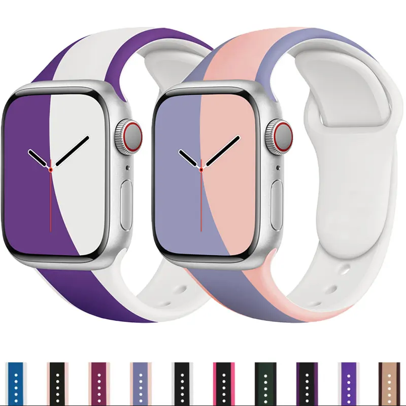 Ремешок силиконовый для Apple watch band 40 мм 41 мм 44 мм 45 мм 42 мм 38 мм, браслет для часов correa iwatch series 4 5 6 se 7
Ремешок силиконовый для Apple watch band 40 мм 41 мм 44 мм 45 мм 42 мм 38 мм, браслет для часов correa iwatch series 4 5 6 se 7