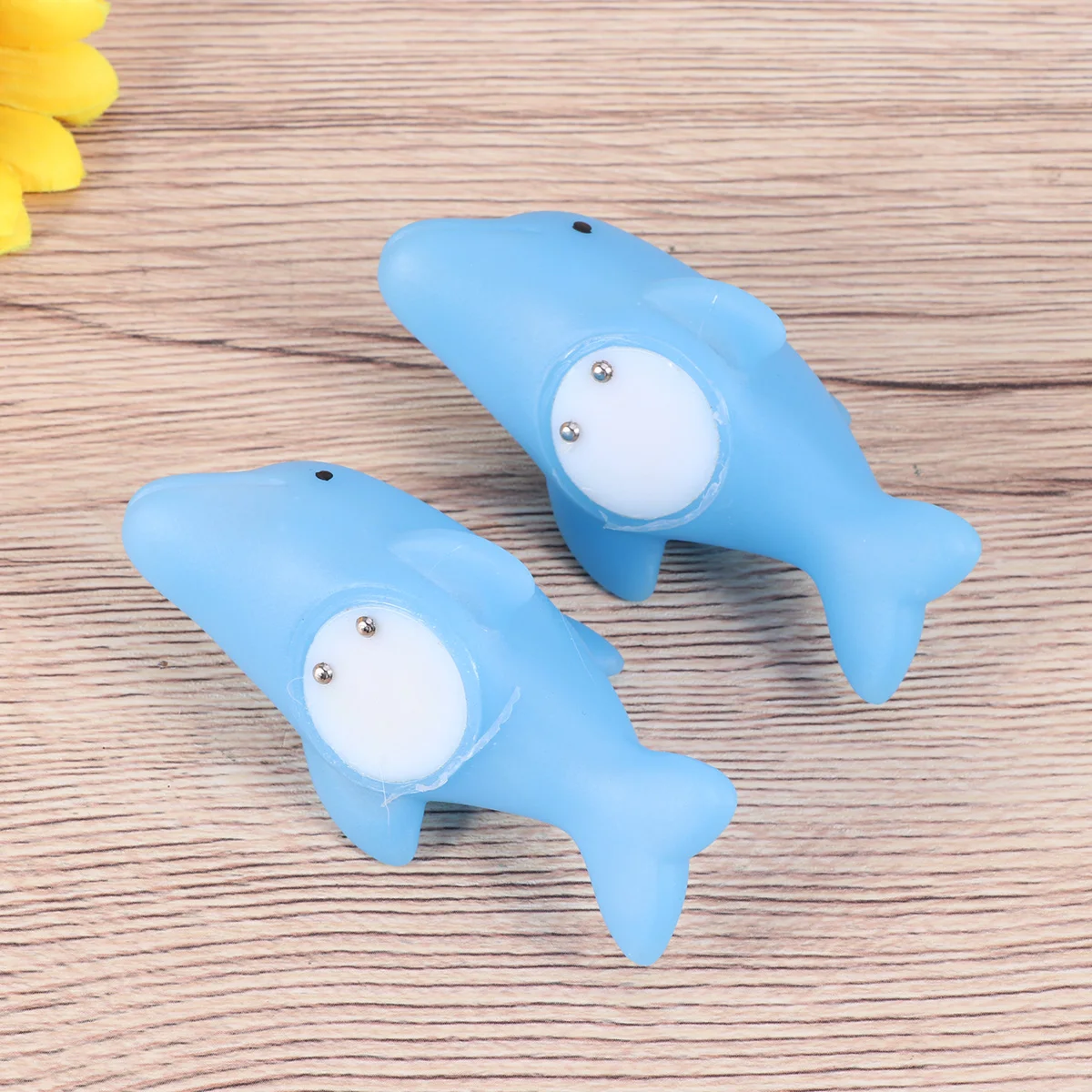 

3 Pcs Baby Bath Dolphin Toys Lighting Floating Baby Bathtub Toy Water Sense Flashing Shower Toy (Sky-blue)