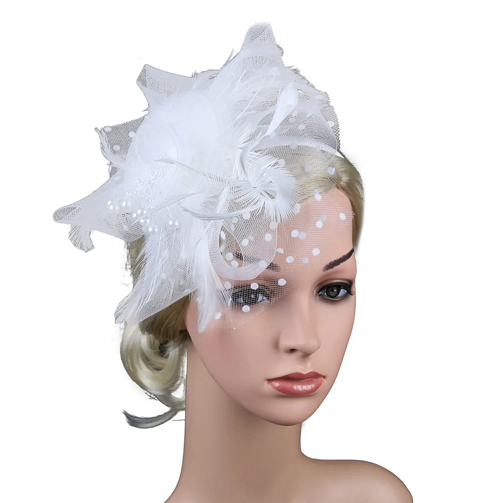 Feather Women Fascinators Hat Tea Party Banquet Female Headband Derby Wedding Cocktail Ladies Hair Clip Headwear Scrunchie
Feather Women Fascinators Hat Tea Party Banquet Female Headband Derby Wedding Cocktail Ladies Hair Clip Headwear Scrunchie
