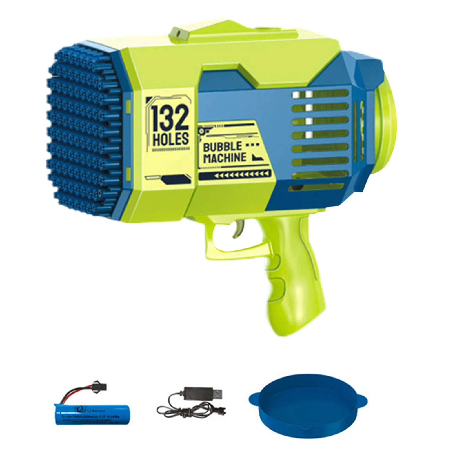 Производитель пузырьков для улицы, Детская пузырьковая машина с 132 отверстиями, прочная Автоматическая воздуходувка для пузырьков, предмет... 
Производитель пузырьков для улицы, Детская пузырьковая машина с 132 отверстиями, прочная Автоматическая воздуходувка для пузырьков, предмет...