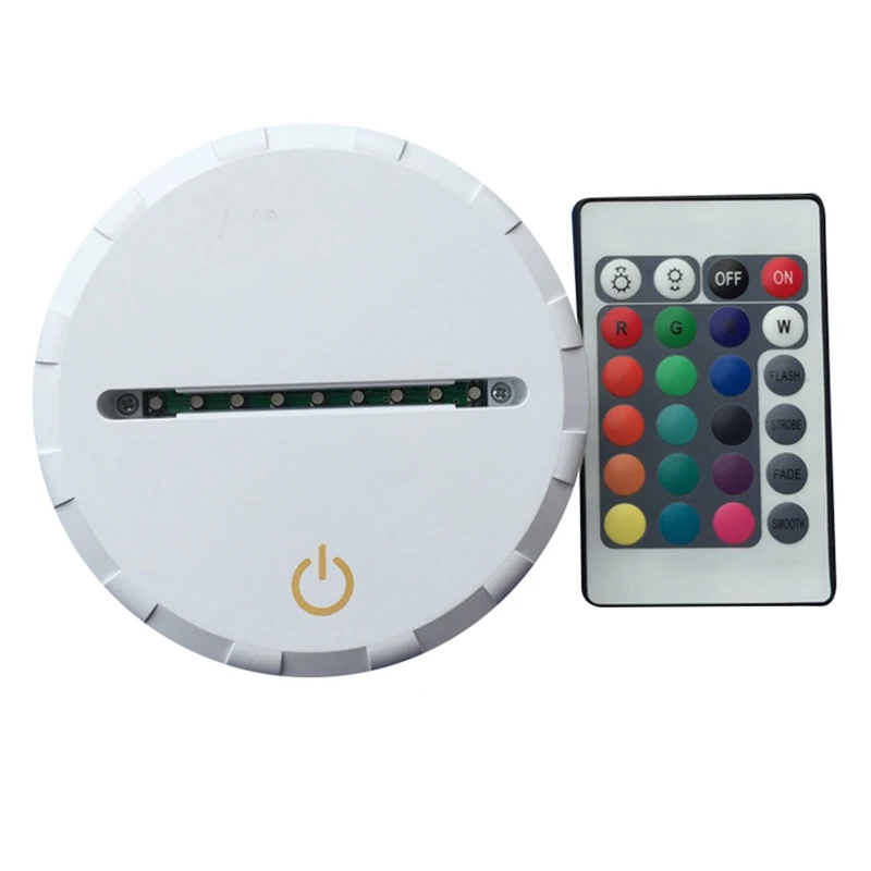 3D Night LED Light Lamp Base 7 Colors LED Light Display Base,For Acrylic And Resin Glass For Restaurant Room Shop
3D Night LED Light Lamp Base 7 Colors LED Light Display Base,For Acrylic And Resin Glass For Restaurant Room Shop