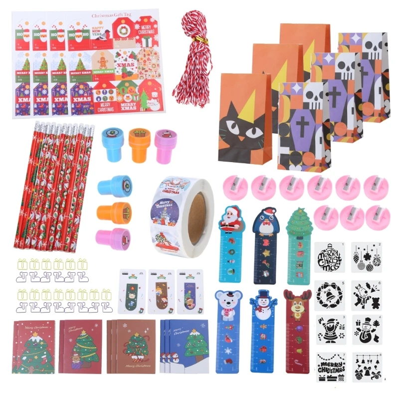 

Kids Chrismas Gifts Stationery Kits Christmas Stationery Gift Set Eraser Suite