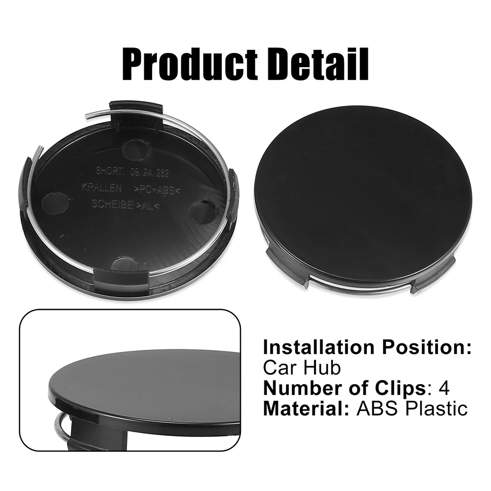 Practical Car Wheel Center Cap Hub Cap 4pcs /Set 4pcs/set ABS Plastic Accessories Black Center Cover Hub Parts
Practical Car Wheel Center Cap Hub Cap 4pcs /Set 4pcs/set ABS Plastic Accessories Black Center Cover Hub Parts