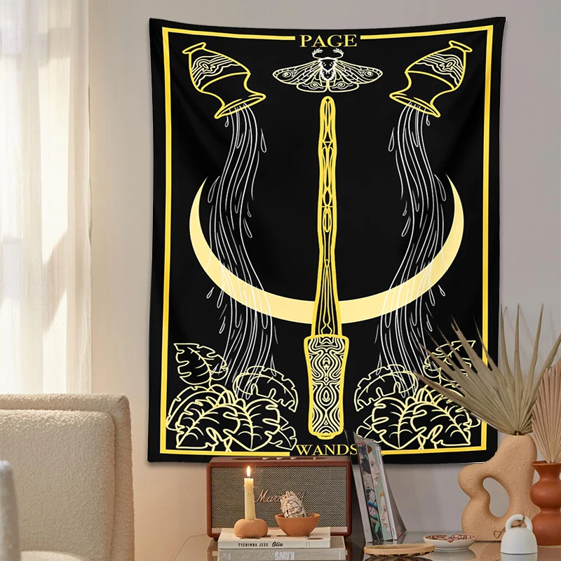 Page of Wands Tarot Card Tapestry Hippie Macrame Tapestry Wall Hanging Boho Decor Divination Witchcraft Tapestry art Home Decor
Page of Wands Tarot Card Tapestry Hippie Macrame Tapestry Wall Hanging Boho Decor Divination Witchcraft Tapestry art Home Decor