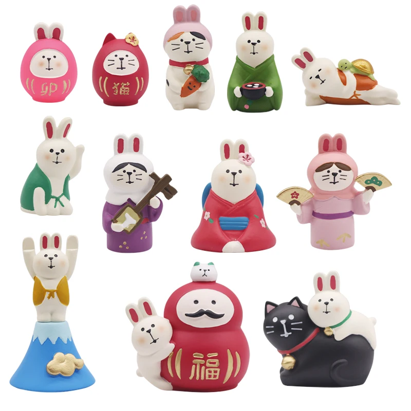 Japan Zakka Decole Year of the Rabbit Japan Decor Bookshelf Decorationt Collectible Home Decor Resin Craft Japan Ornaments
Japan Zakka Decole Year of the Rabbit Japan Decor Bookshelf Decorationt Collectible Home Decor Resin Craft Japan Ornaments