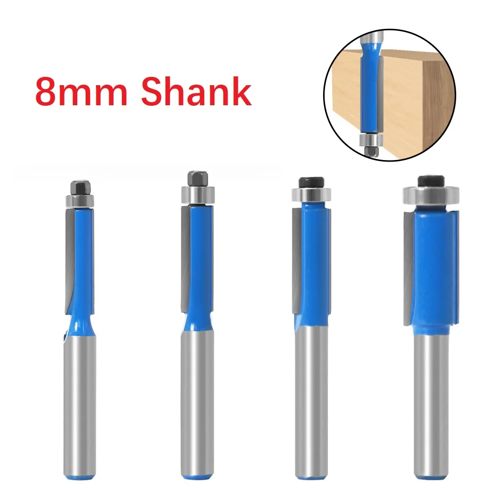 1Pc Shank Double-edged Trim Router Bit With Bearing For Wood Template Pattern Bit YG6 Alloy Milling Cutter For Wood
1Pc Shank Double-edged Trim Router Bit With Bearing For Wood Template Pattern Bit YG6 Alloy Milling Cutter For Wood