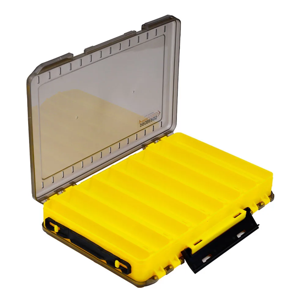 Translucent Double Sided Fishing Tackle Storage Case Durable Material Easy Bait Arrangement Space Saving Design
Translucent Double Sided Fishing Tackle Storage Case Durable Material Easy Bait Arrangement Space Saving Design