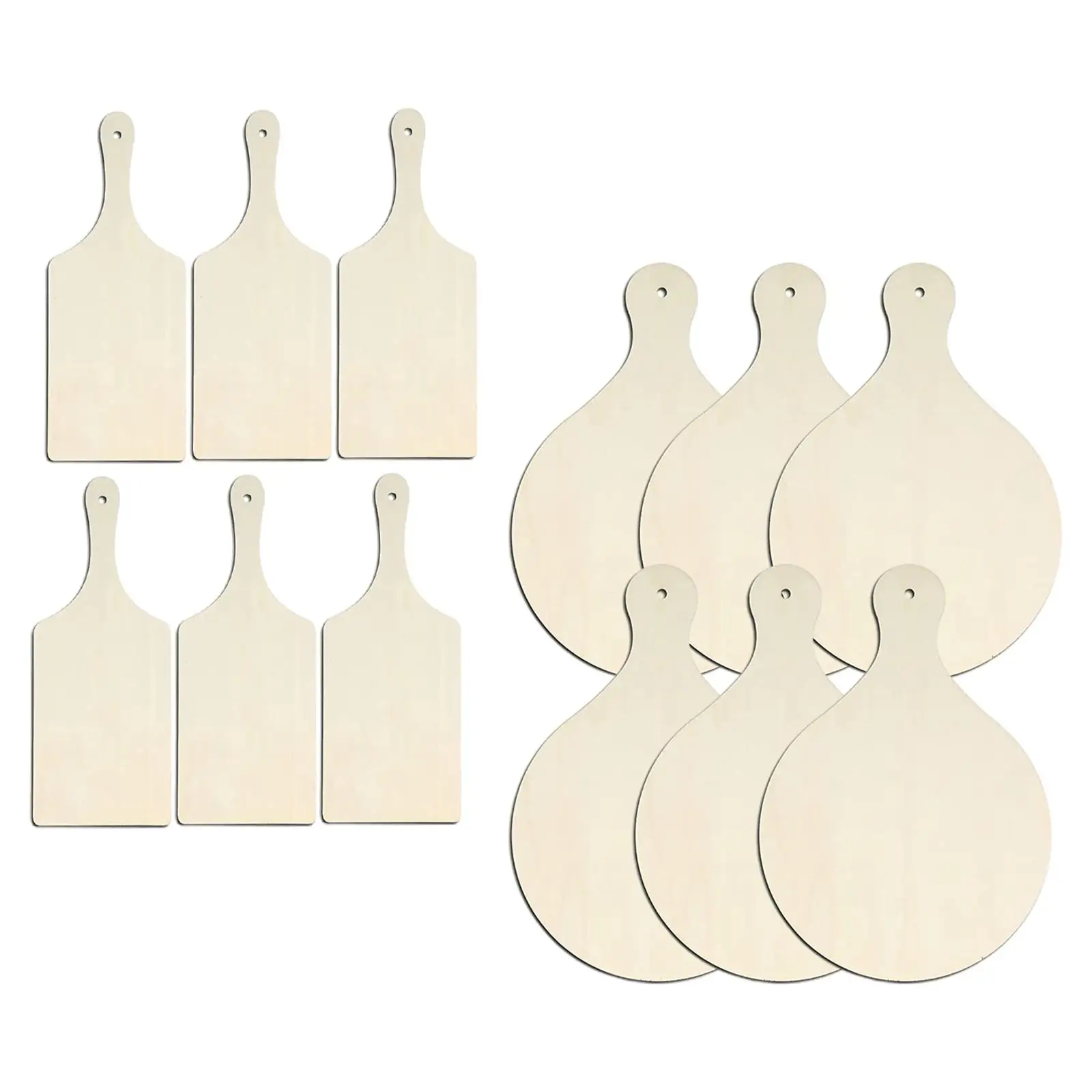 6Pcs/Set Wooden Chopping Board Cutting Board Dinnerware Serving Tray for Baking Rustic Paddle Wooden Carving Board Countertop 
6Pcs/Set Wooden Chopping Board Cutting Board Dinnerware Serving Tray for Baking Rustic Paddle Wooden Carving Board Countertop