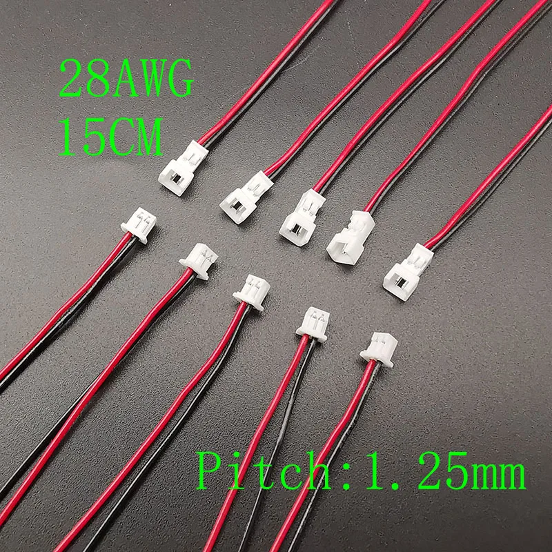 Разъемы Micro JST 1.25 мм/PH 2.0 мм/XH 2.54 мм, 2-контактные, с проводами
Разъемы Micro JST 1.25 мм/PH 2.0 мм/XH 2.54 мм, 2-контактные, с проводами