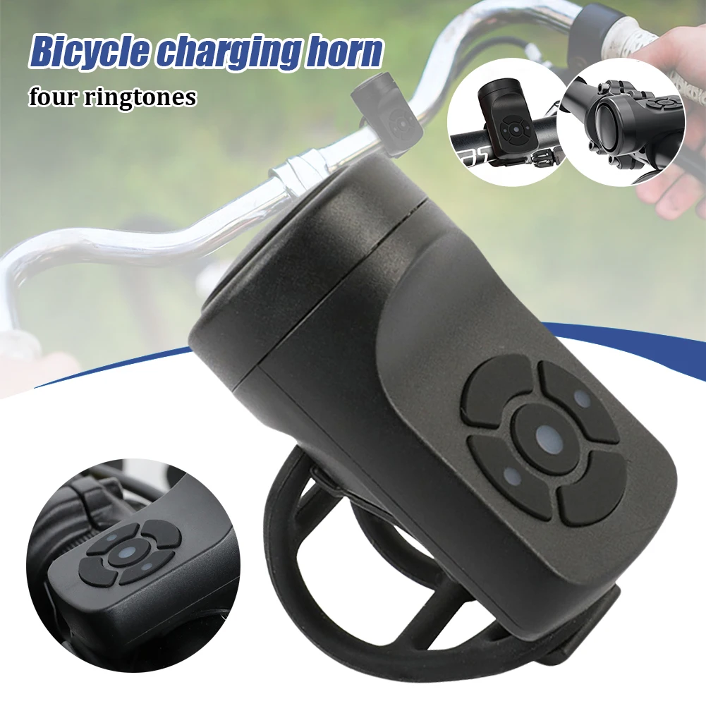 USB Rechargeable 120db Bike Electronic Loud Horn Safety Warning Bicycle Handlebar Alarm Bell With 4 Sounds Cycling Accessories
USB Rechargeable 120db Bike Electronic Loud Horn Safety Warning Bicycle Handlebar Alarm Bell With 4 Sounds Cycling Accessories