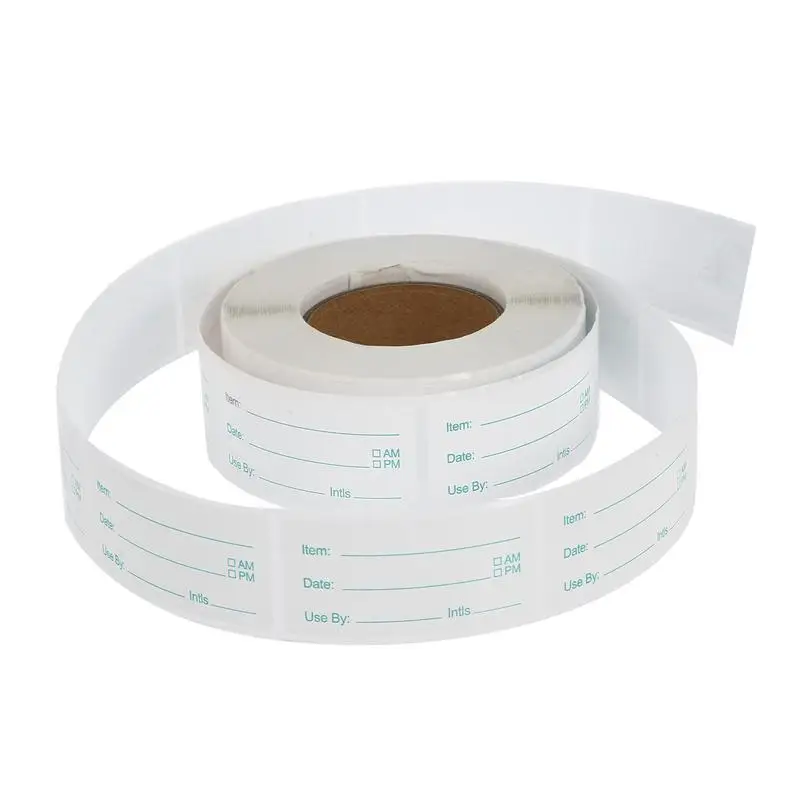 1 Roll Self-Adhesive Removable Freezer Refrigerator Food Storage Paper Sticker Labels White Date stickers for home storage tags
1 Roll Self-Adhesive Removable Freezer Refrigerator Food Storage Paper Sticker Labels White Date stickers for home storage tags