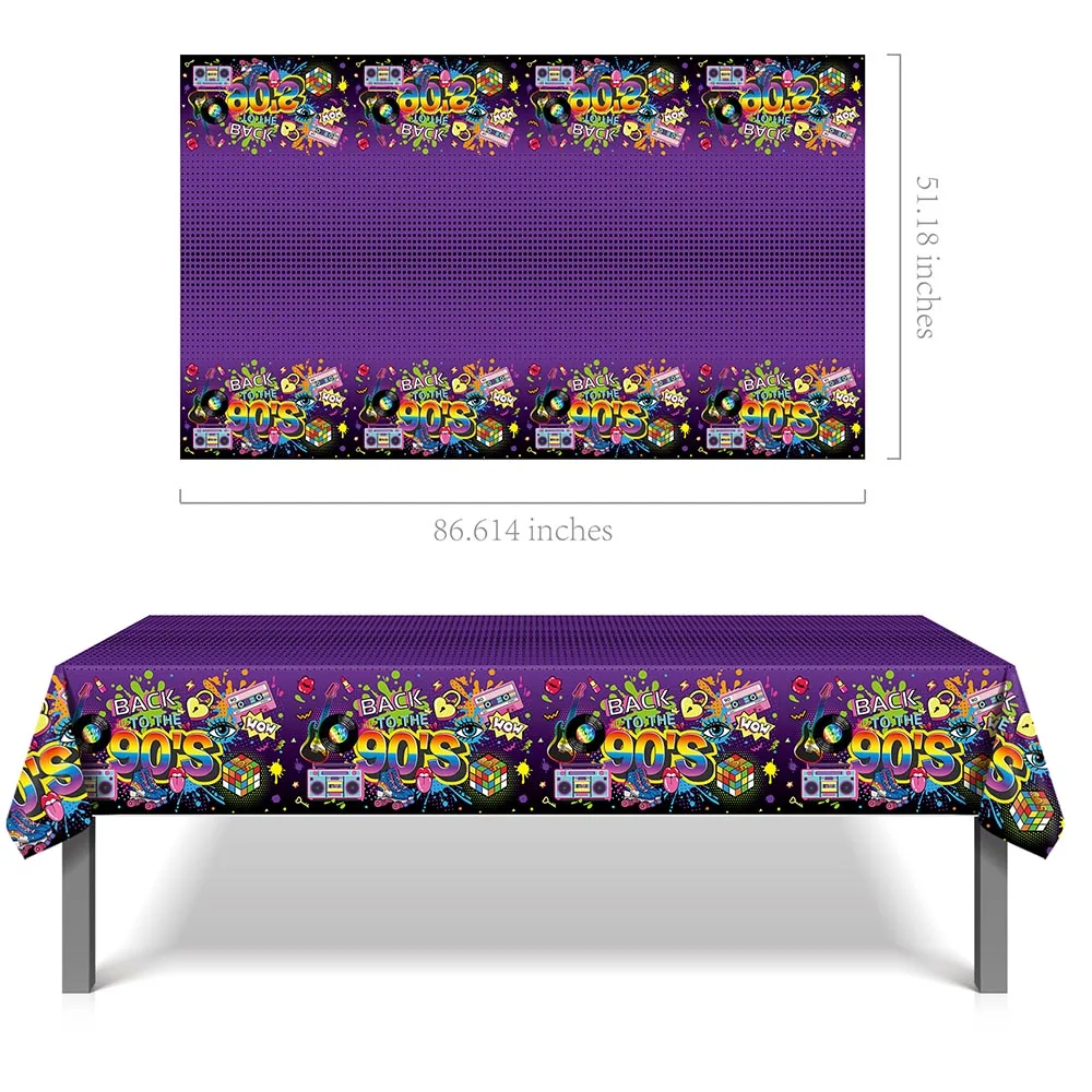 Скатерть с декором для вечерние в стиле 90-х, в стиле хип-хоп
Скатерть с декором для вечерние в стиле 90-х, в стиле хип-хоп