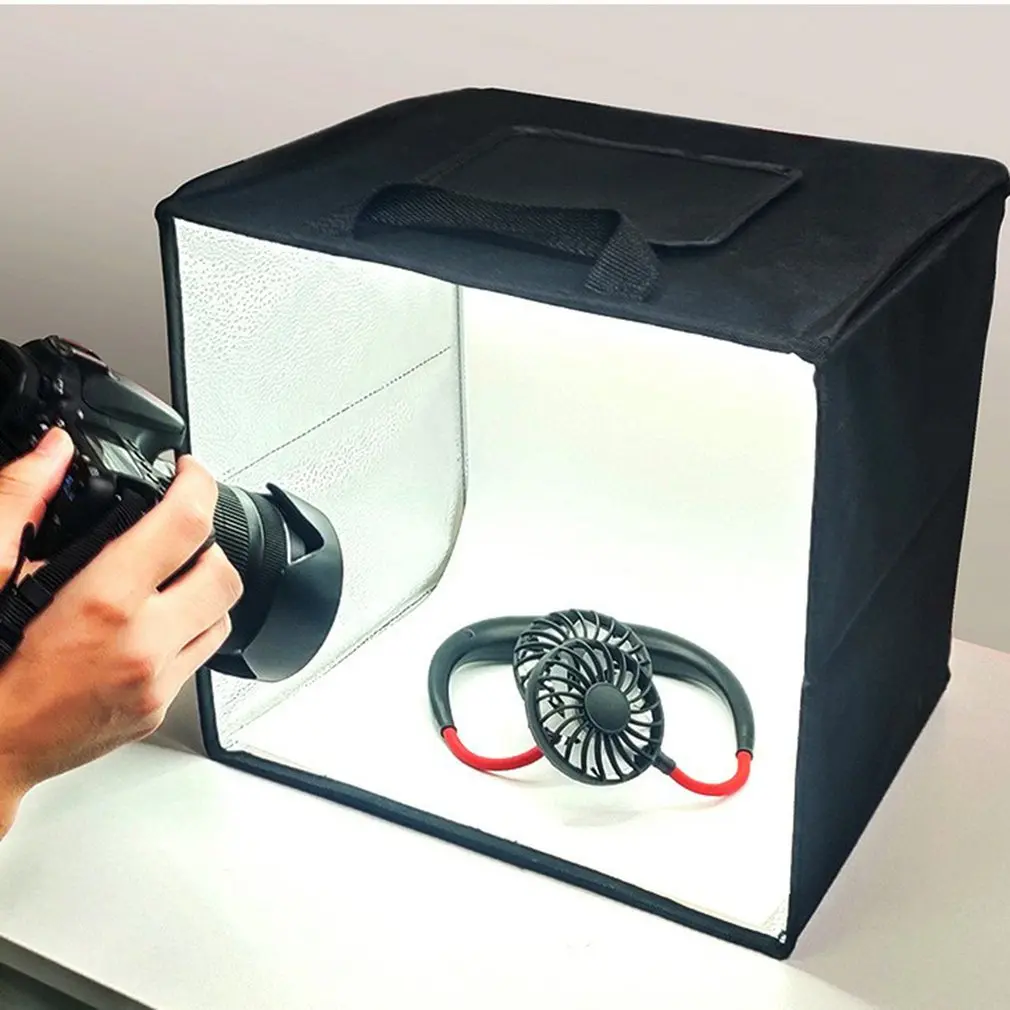 LED Mini Studio 30CM 40CM Small Soft Light Box Photography Box Photo Light Box Three-color Ten-speed Stepless Dimmin
LED Mini Studio 30CM 40CM Small Soft Light Box Photography Box Photo Light Box Three-color Ten-speed Stepless Dimmin