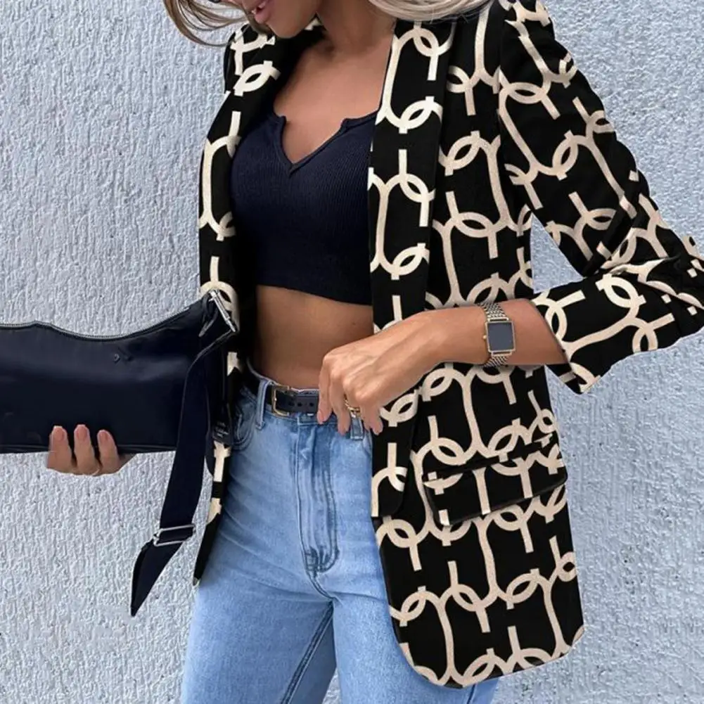 Blazer Women Jacket Long Sleeve Flap Pockets Solid Color Suit Jacket Office Work Lapel Open Front Cardigan Blazer Outerwear
Blazer Women Jacket Long Sleeve Flap Pockets Solid Color Suit Jacket Office Work Lapel Open Front Cardigan Blazer Outerwear
